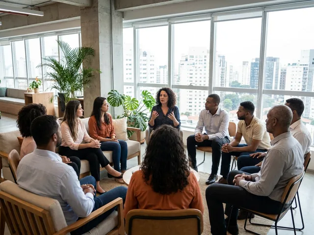 Foto: psicóloga em empresa