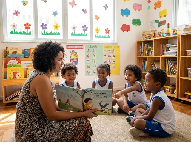 Foto: alfabetização